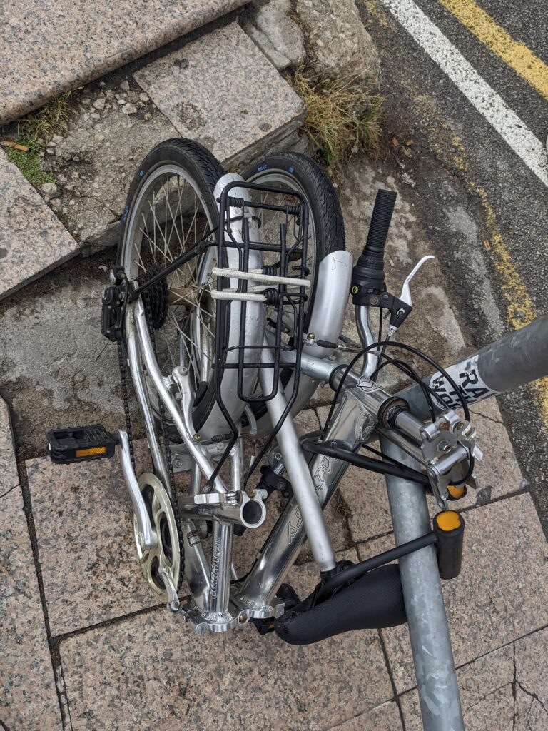 bicicleta plegable monty logik