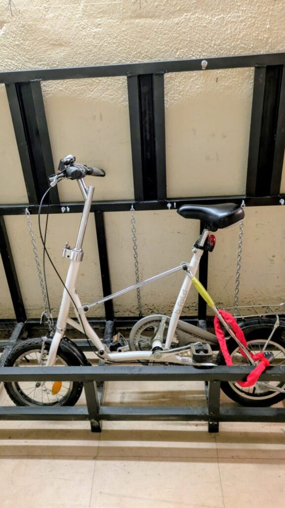 Bicicleta plegable bfold 14” de ruedas pequeñas ROBADA