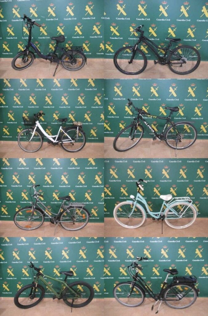 Bicicletas localizadas en Torrevieja