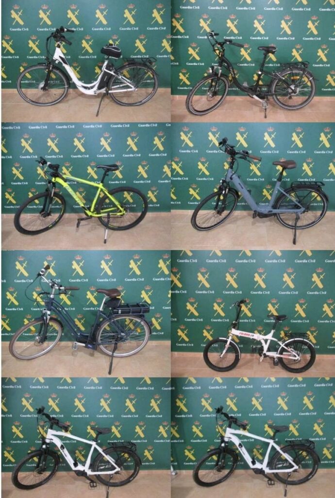 Bicicletas localizadas en Torrevieja