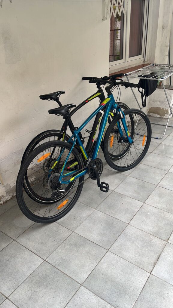 Bicicleta azul robada